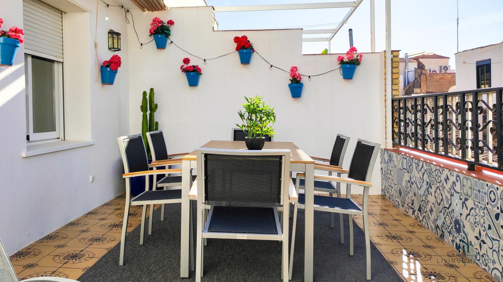 Ferienwohnung Living4Malaga Sun&Terrace Penthouse Exterior foto